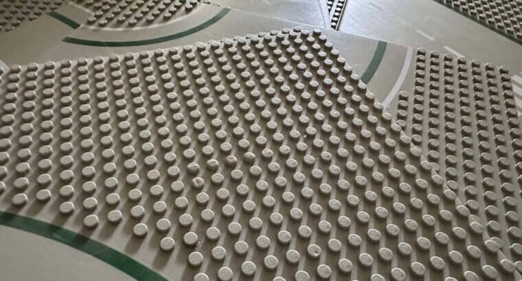 LEGO Straßenplatten 20 Stück– Retro / Vintage – alte graue Straßen & Kurven – Top für LEGO City